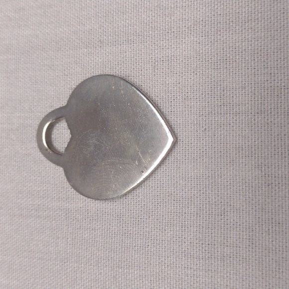 Tiffany & Co 925 Sterling Heart Tag Pendant - Picture 3 of 3